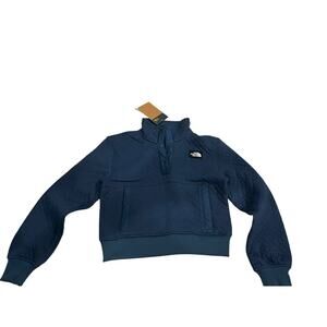 The North Face Girls' Edgewater Quilted ¼ Snap Sweatshirt Size S - NWT